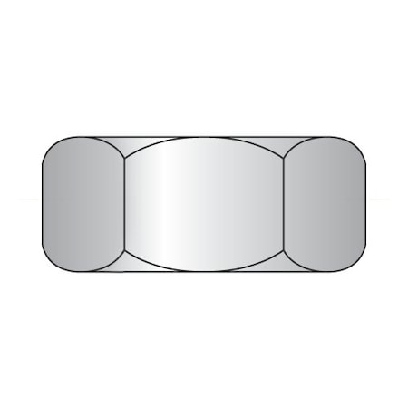 Newport Fasteners Hex Nut, 3/8"-16, 18-8 Stainless Steel, Not Graded, Plain, 21/64 in Ht, 2000 PK 290157